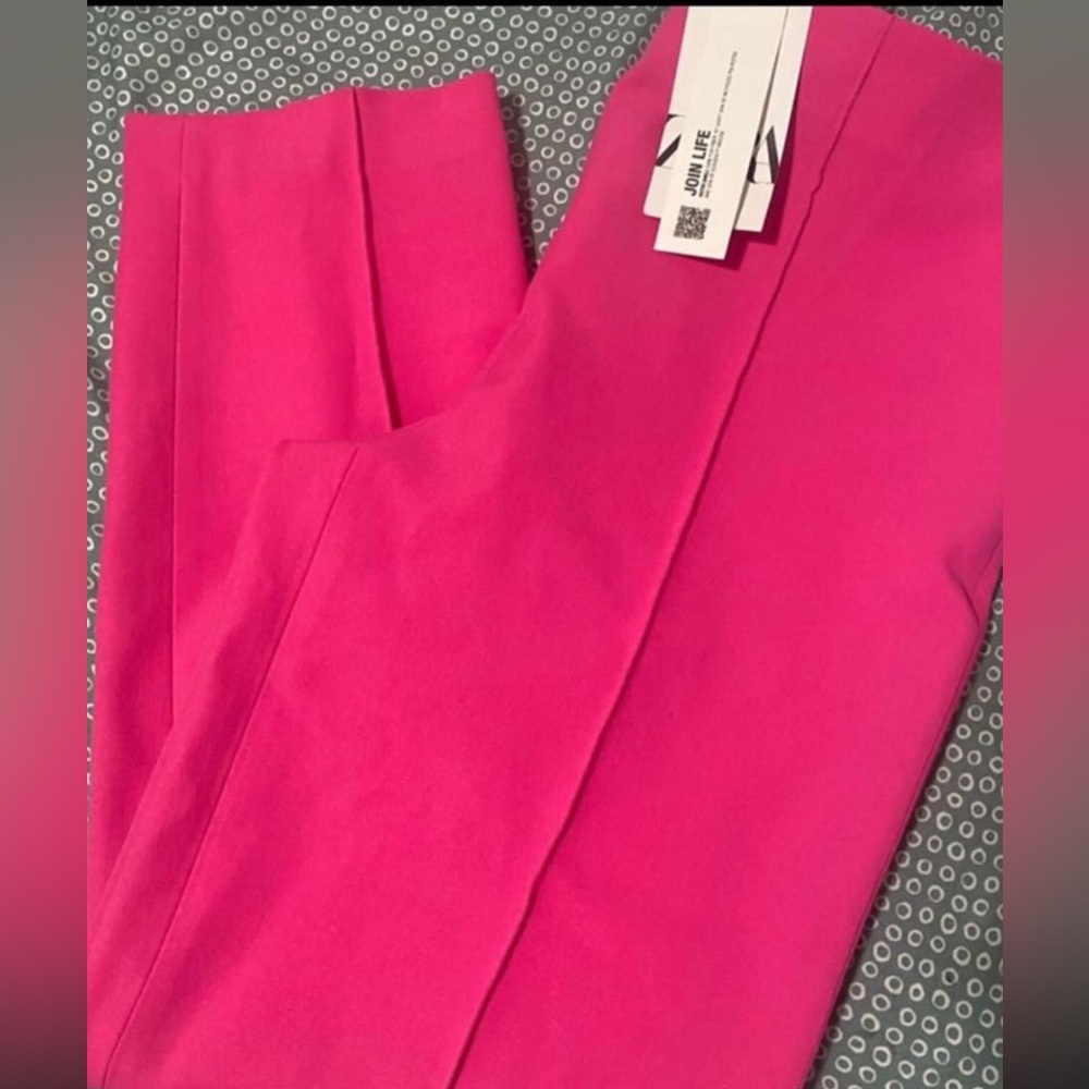 Zara pink pants with size large new